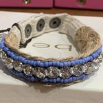 Juicy Couture Pam Gela E-Rhinestone Woven Bracelet Coral with Silver Crystal NWT Photo 8