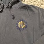 RVCA  Charcoal Sphered Pullover Hoodie with Yellow Logo Size L Photo 1