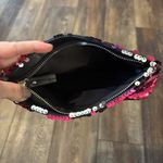 Victoria's Secret  Mermaid Flip Sequin Bling Cosmetic Makeup Bag Clutch Wristlet Photo 4