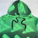 Adidas Green Trefoil Graphic Hoodie Pullover All Over Print Sweatshirt Sweater Photo 8