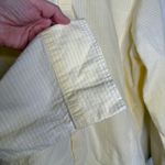 Habitat  Button up yellow and white ombre‎ and striped Shirt Sz L Photo 5