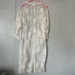 White Long Sleeve Bell Dress for Casual Occasions Photo 2