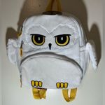 Rare NWT vintage Harry Potter Hedwig Owl Backpack Flapping Wings Flipeez Bag White Photo 0
