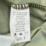 Green Tie Dye High Waisted Flare Stretch Lightweight Legging Pants Womens Small Photo 7