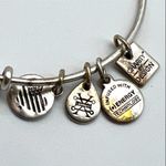 ALEX AND ANI  Dog Paw Prints of Love Bracelet -Silver Tone, Crystal Charm Photo 3