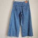 Levi's Blue '94 Baggy Wide Leg Jeans Raw Distressed Hem Size 29 Photo 10