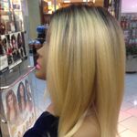 Lacefront long bob ombré blonde Photo 1