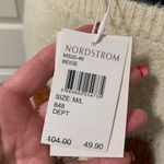 FRNCH Nordstrom Super Soft Fuzzy Argyle Sweater Photo 3