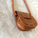 Tan Leather Crossbody Brown Photo 1