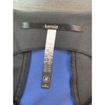 Kensie NWT  Top Women's Small Blue Black Shell Color Block Corpcore Office Church Photo 3