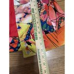 Chico's  Women Jacket Suze 1 Orange Floral Snap Front Colorful Classic‎ Business Photo 3