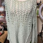 Arizona Jeans Arizona Jean Company Green Crew Neck Sweater with Intricate Knit Photo 0