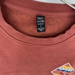 Salty Crew  Sink Swim Graphic Crew Neck Sweatshirt Rust Red Women's Size S Photo 4