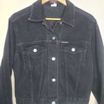 Guess Vtg  Jeans 80s 90s Y2K Cropped Black‎ Jean Jacket Trucker Women's Denim S Photo 1