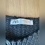 ZARA Wool Blend Cropped Chunky Knit Vest Top Size Small 2210 Photo 4