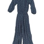 Hollister Navy Floral Jumpsuit Size Small Photo 0