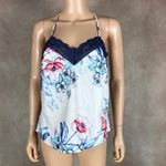 Linea Donatella Satin Floral Cami NWT Medium Photo 2
