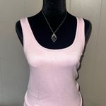 A New Day Pink Ribbed Tank  Photo 0