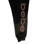 Bebe  Sport Women Black Jogger Rhinestone Y2K Glam Pants Size 3X Plus Photo 3