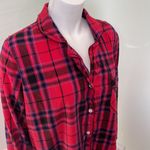 Victoria's Secret Victoria’s Secret Dreamer Red Plaid Sleep Shirt L Photo 1
