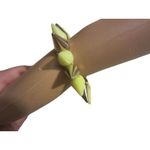 Spiked Stretch Bracelet Neon Yellow Gold Punk Y2K Accessory Photo 3