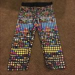 Terez Women Little Emojis Printed Black Capri Leggings - Size S Photo 0