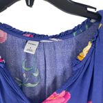 Old Navy  Women's Size Small Blue Floral Long Sleeve Knee Length Dress Photo 3