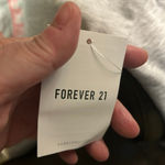 Forever 21 Graphic Sweatshirt - Women's M - "Sinner" Kitten Photo 4