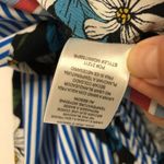 Bobeau Maxi Floral Striped Tropical Print Dolman Sleeves Maxi Dress Women's XS Photo 7