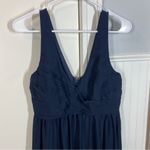 Birdy Grey Laurie Empire Maxi Gown Dress in Navy Bump Friendly bridesmaid formal Photo 1