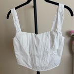 House Of CB  Poppy Corset top white NWOT size L‎ Photo 3