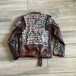 Class leather wear painted jacket Black Size XXS Photo 5