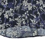 Max jeans NWT button down bird and floral raw hem ruffled bell sleeve blouse S Photo 2