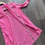 Lilly Pulitzer  100% linen taryn cardigan bright‎ pink Photo 3