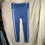 Fabletics  Blue Seamless Chevron Leggings Size S High‎ Rise Stretch Workout Photo 8