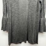 Alfani  Linen Cotton Sage Green Women's Bell Sleeve Open Front Cardigan Sz Medium Photo 7