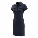Lands' End Women Polo Dress Size M Short Sleeve Cotton Preppy Classic Academia Photo 1