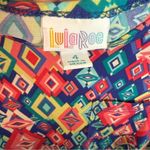 LuLaRoe Multicolor Geometric Print Dress Photo 2