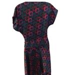 Anthropologie  Trovato 100% silk Jewel Tone midi Party dress Festive Holiday Photo 1