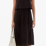 Madewell ✨ Women's Black Sz 12 Dress Sleeveless Cami Overlay 100% Silk✨ Photo 1
