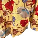 Levi's Vintage Levi’s Dockers Horse Equestrian Cowboy Western Yellow Shirt size medium Photo 2