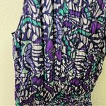Ramy Brook  Audrey Butterfly Print Sleeveless Purple Maxi Dress Womens Size S Photo 5