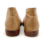 Free People  Royale Cutout Flat Size 39.5 /9 Tan Leather Pointed Toe Boho Western Photo 8