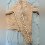 None Vintage Traditional Irish Cable Knit Thick Wool Pullover Sweater Hand Made. Photo 4