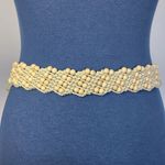 Boho Macrame Tie Belt with Wood Beads Photo 3