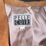 Vintage Tan Suede Tassel Jacket Brown Size M Photo 1