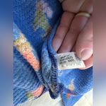 Aerie Waffle Knit Blue Dog Printed Pajama Top, Size M Photo 5