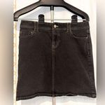 White House | Black Market Denim Skirt, Black&White Stitching, Great Condition Photo 0