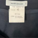 René Lezard Wool Women’s Black Pencil Skirt Double Slitted Size 10 (40) Photo 2