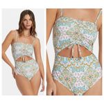 Billabong  Summerside Drew Bandeau One-Piece Swimsuit Size Medium Photo 9